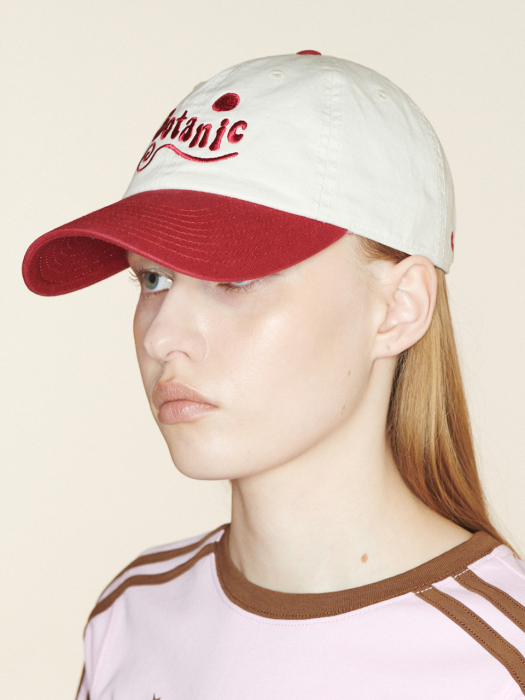 Botanic Cap Ivory Red