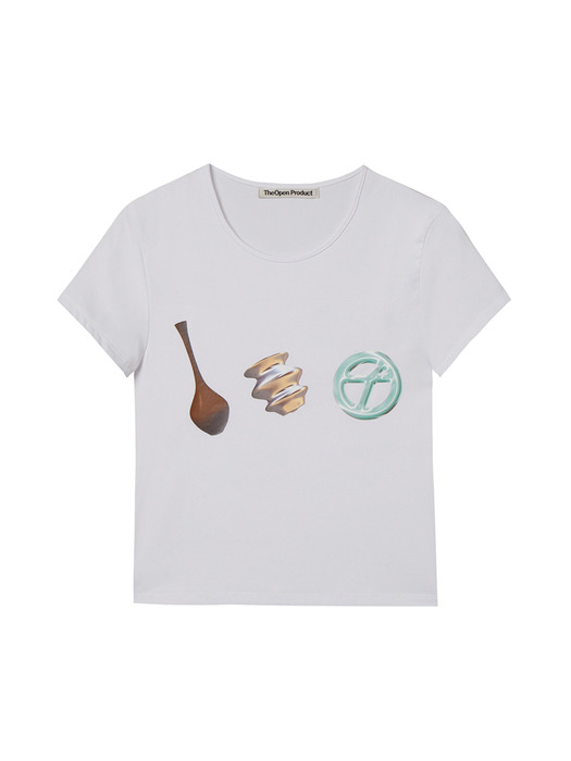COLLECTOR BABY TEE, WHITE