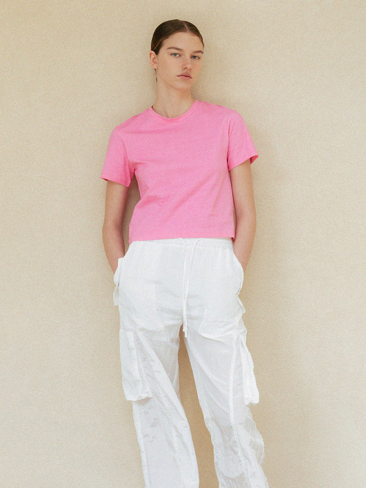 pigment cotton t-shirt (pink)