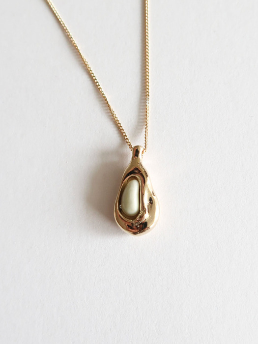 silver 925 Pear necklace [DOL pear]