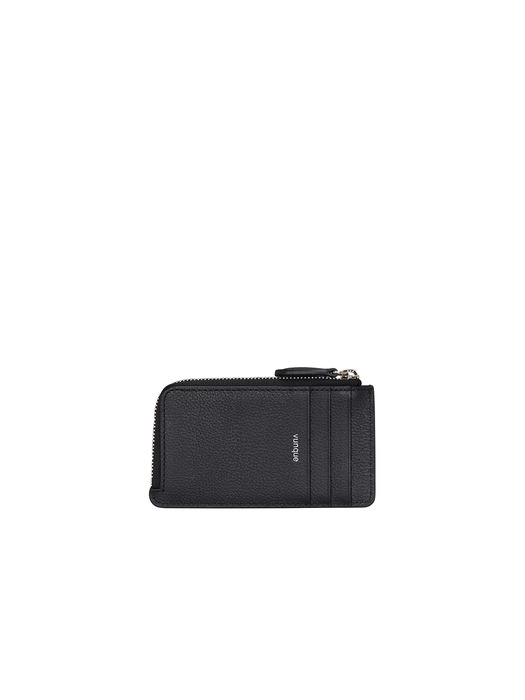 Magpie Zipper Card Wallet (맥파이 지퍼 카드지갑) Black