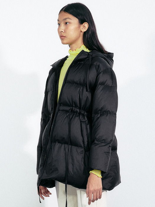 With Down Padded Coat (Black)