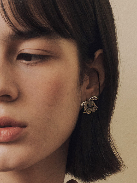 Transparent Rose Earrings