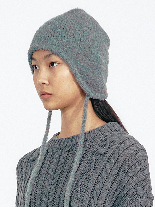 Cosy Boucle Beanie (Green)