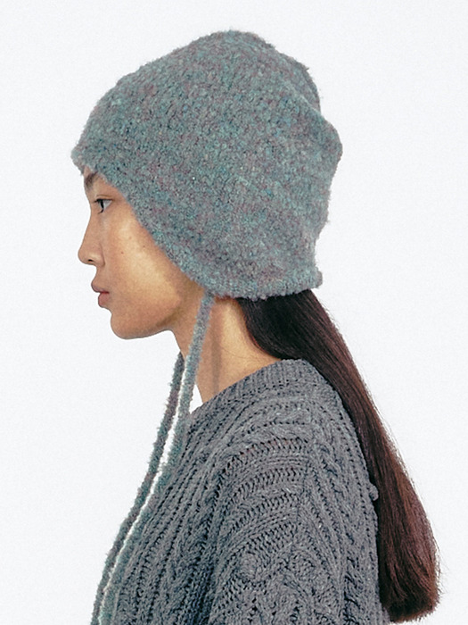 Cosy Boucle Beanie (Green)