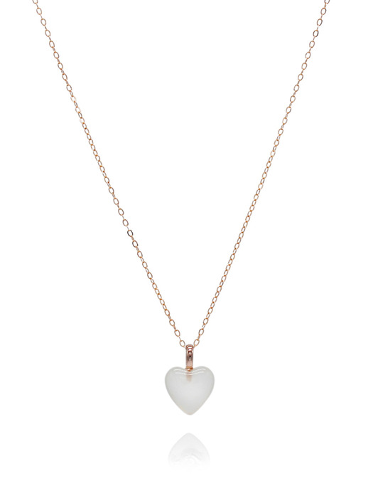 Uriela Heart 14K Rose Gold Necklace (3Color)