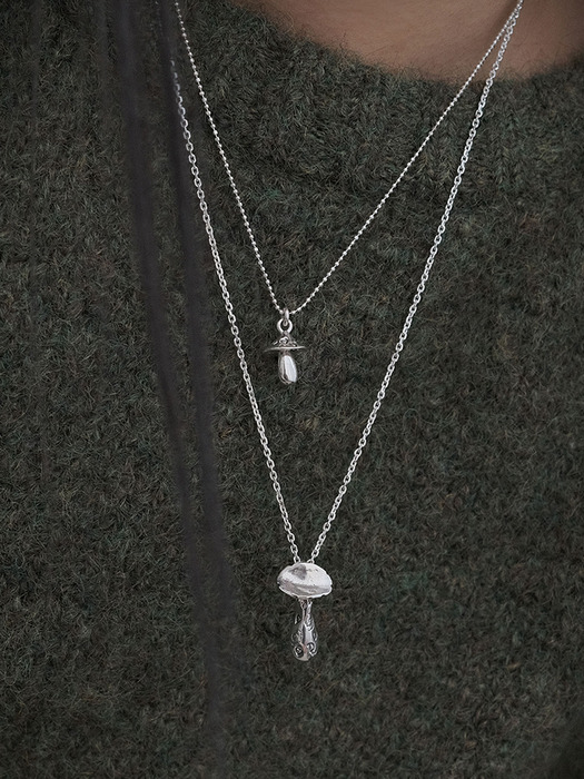 Mysterious mushroom necklace