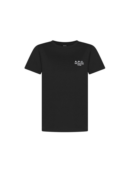 [당일]24SS 데니스 DENISE 로고 자수 티셔츠 블랙 COEZC F26842 LZZ