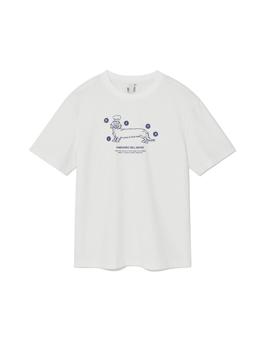 Dachshund T-Shirt UNISEX Off-White