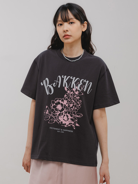 바켄 Blossom 반팔티셔츠 BK3996_차콜