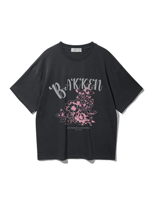 바켄 Blossom 반팔티셔츠 BK3996_차콜