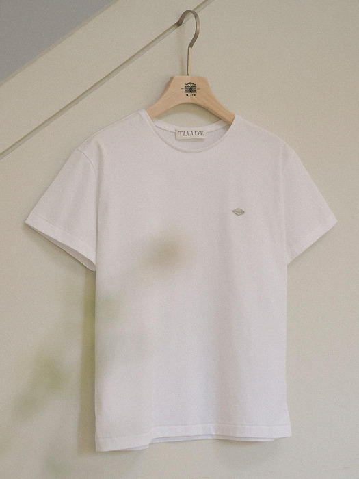 Silket cotton half sleeve t-shirt[2color]