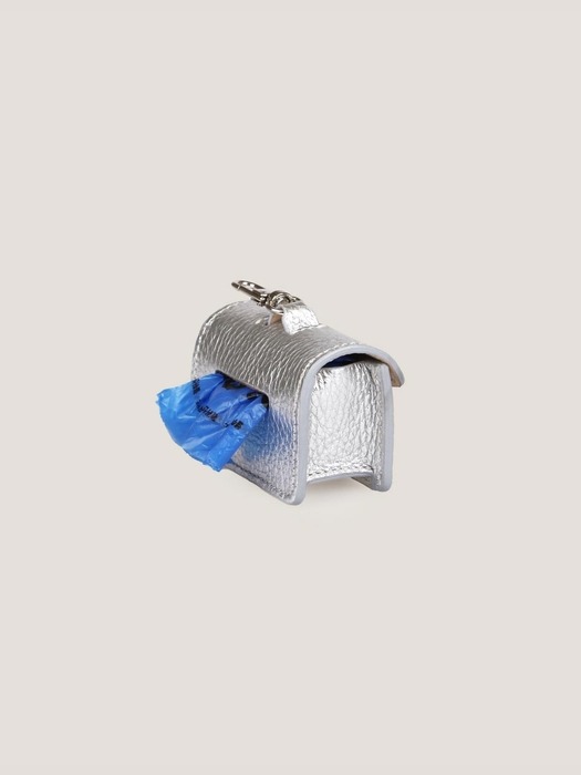 GOPE Metallic Dog Poop Bag Dispenser SILVER