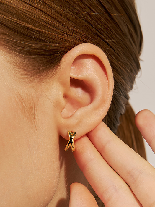 mini x one-touch earring