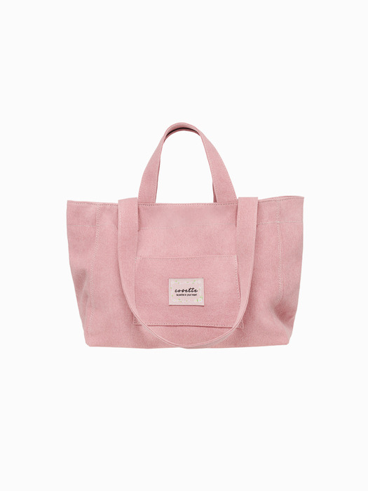 basic canvas bag (pink)