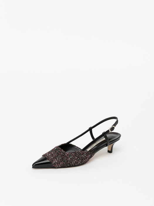 Rocco Slingbacks in CHRISTMAS TWEED