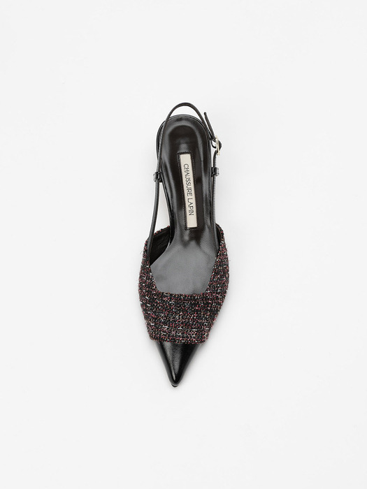 Rocco Slingbacks in CHRISTMAS TWEED