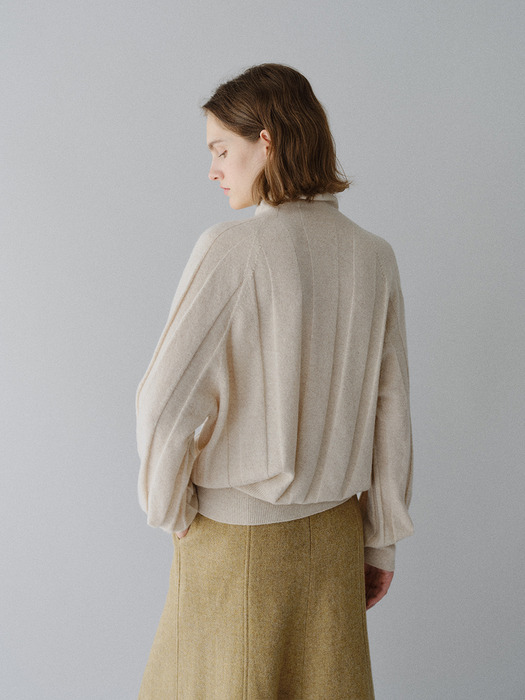 TFW CASHMERE WHOLEGARMENT TURTLENECK KNIT TOP_3COLORS