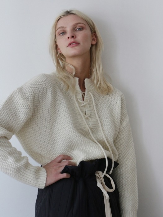 Lau KNIT PULLOVER WARM IVORY