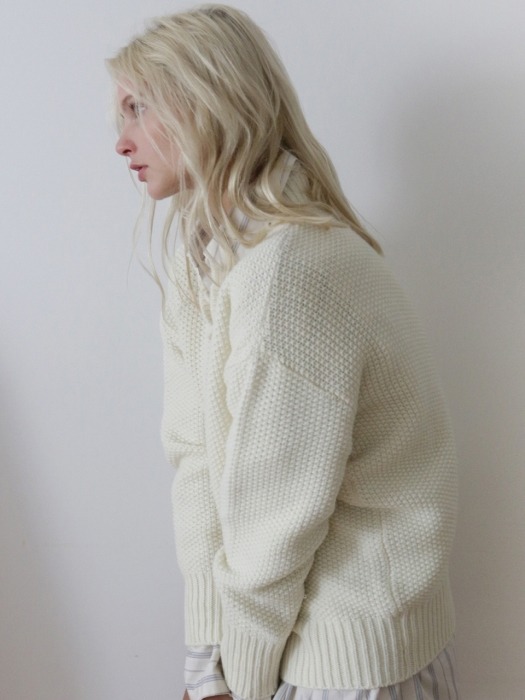 Lau KNIT PULLOVER WARM IVORY