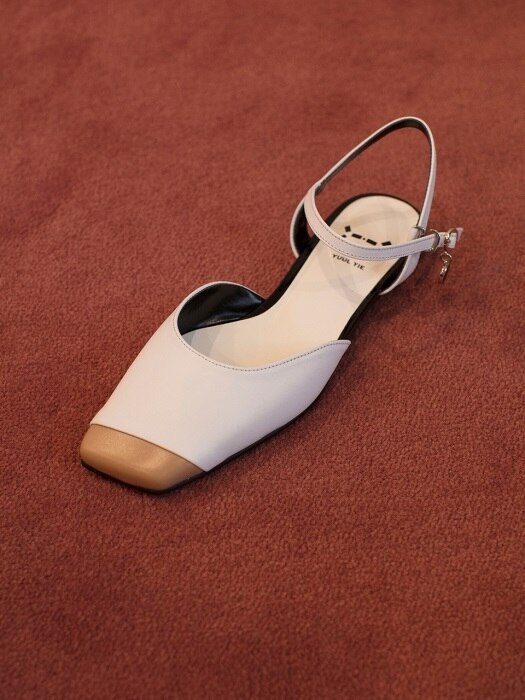 Fairy pitta flat sandal / YY8S-S15 White+Beige
