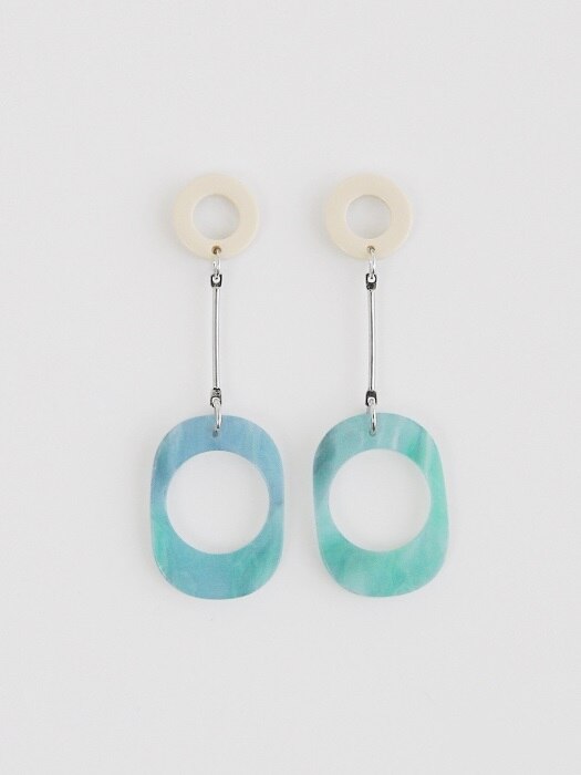 mint sea drop earrings