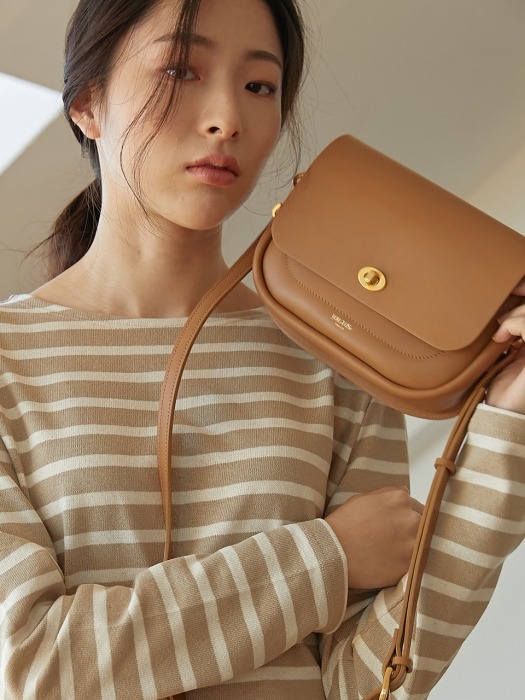 Roto bag (Beige, Camel)