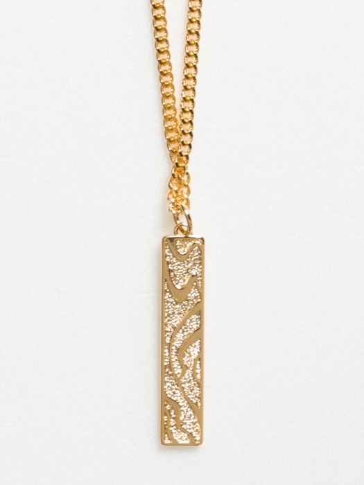 GT18FW18 EFFECT NECKLACE GOLD