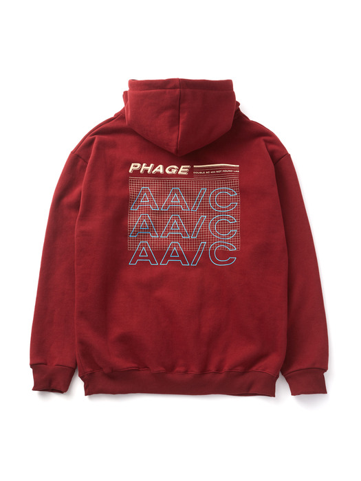 aac web hoodie (burgundy)