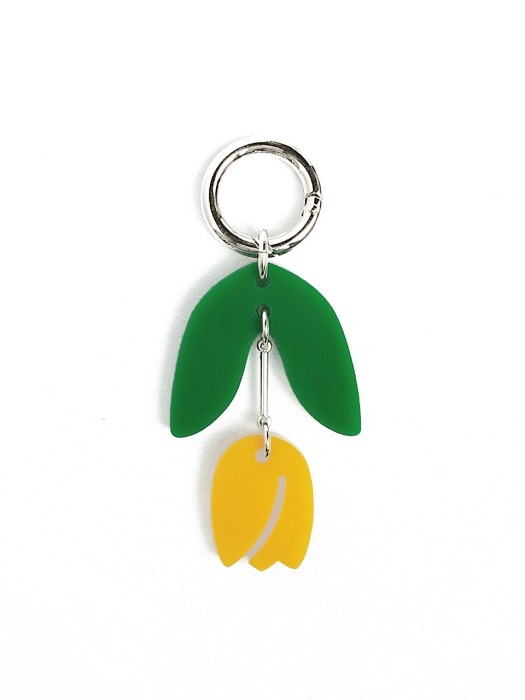 YELLOW TULIP KEYRING