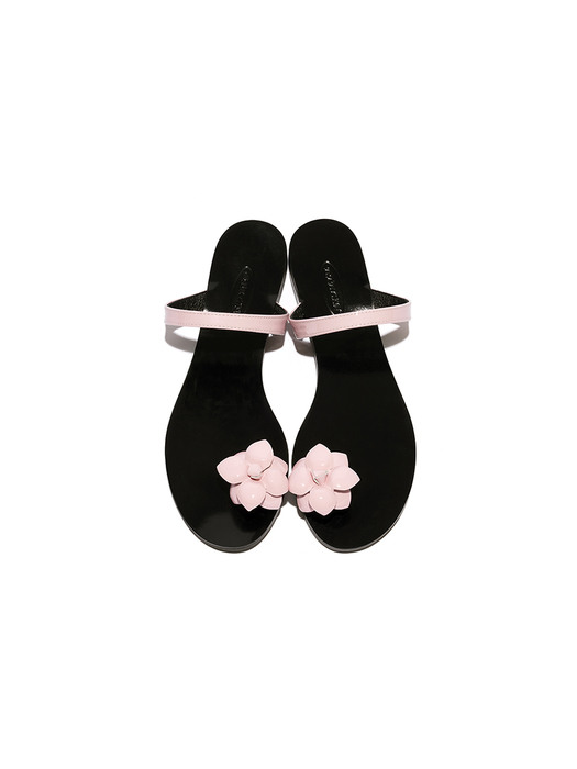 Pink Flo Mee Leather Sandals