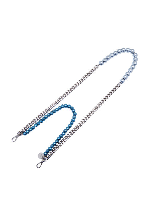 Pearl Metal Double Chain Strap Blue