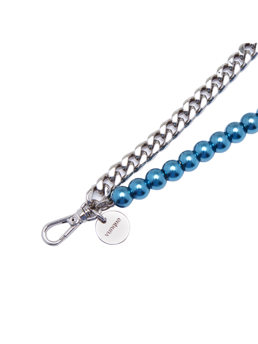 Pearl Metal Double Chain Strap Blue