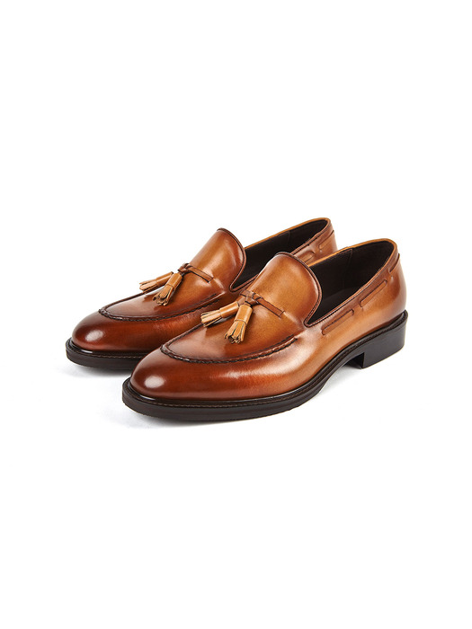 MIRAVO10_TASSEL LOAFER(LIGHT BROWN)