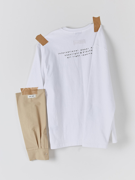 no.298 (beige shirt sleeve)