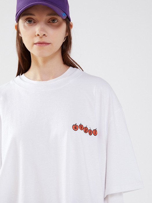 [SM20 SV X Sesame Street] Friends Oversized T-Shirts(White)