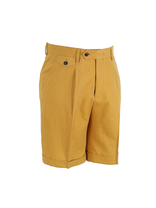 HBT Linen Shorts (Mustard)