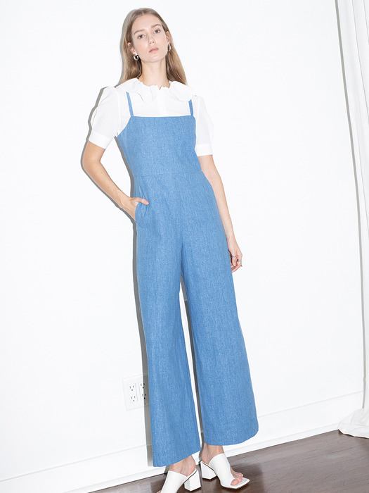 [20SS] VENICE BEACH camisole jumpsuits (Blue jean)