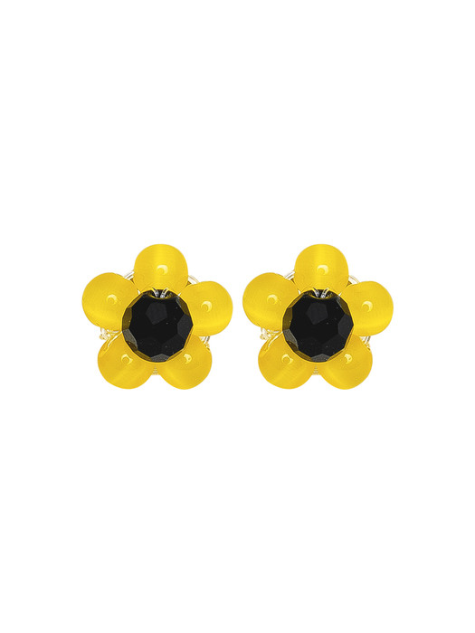 Petit Beads Earrings (Sunflower)