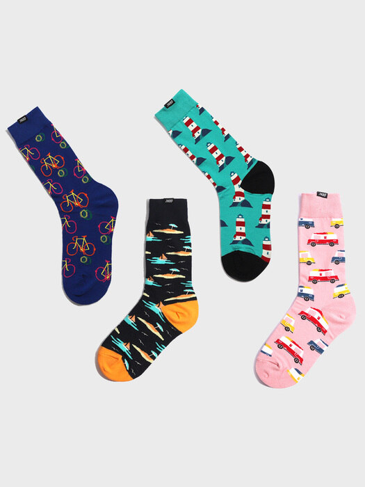Pattern socks 남녀공용 패턴 양말