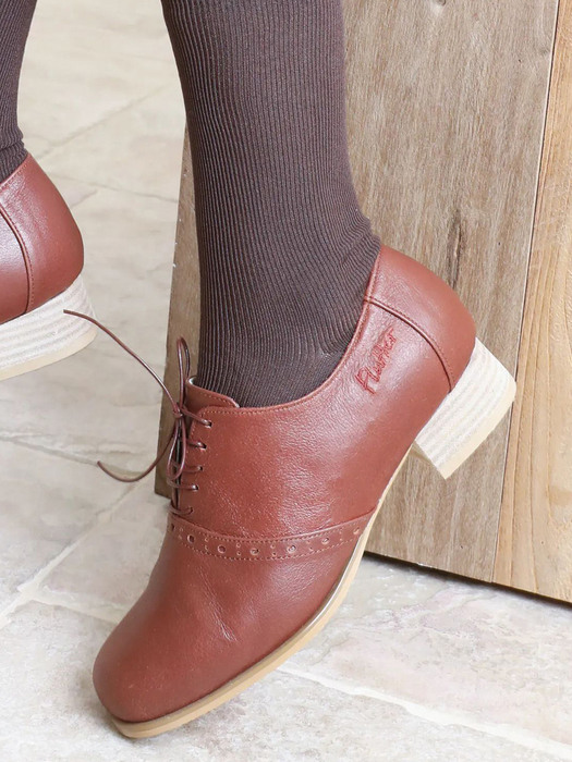 Flutter Oxford Shoes (Brown)
