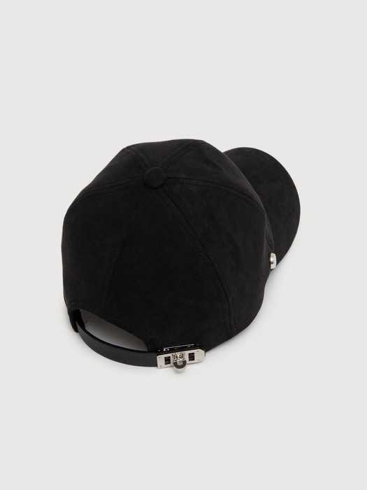 스웨이드 볼캡_블랙 페퍼 / SUEDE BALL CAP_ BLACK PEPPER