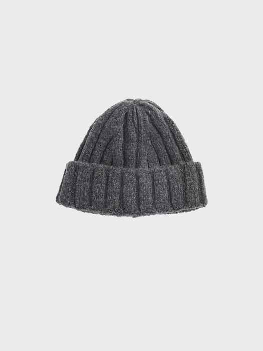 BULKY RIB BEANIE [C.GRAY]