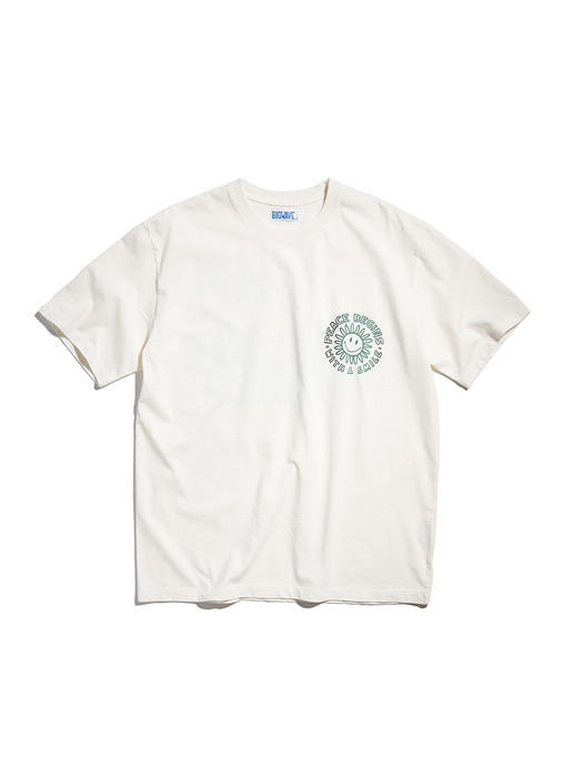 PEACE BEGINS TEE PART.2 (OFF WHITE)