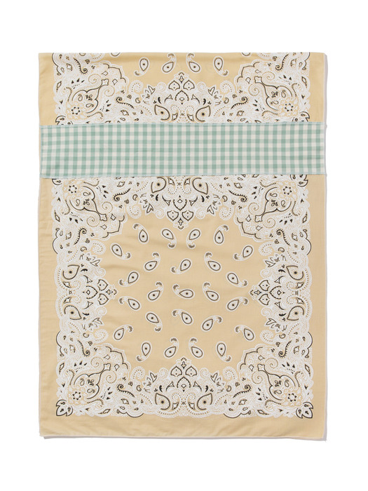 PAISLEY X 3 SCARF (BEIGE)