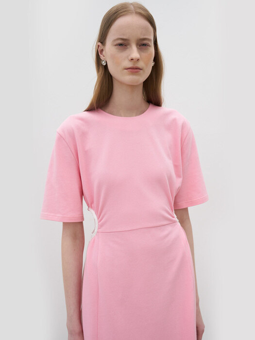21 Summer_ Pink Pique Dress 