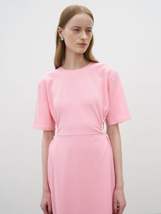 21 Summer_ Pink Pique Dress 