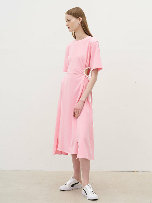 21 Summer_ Pink Pique Dress 