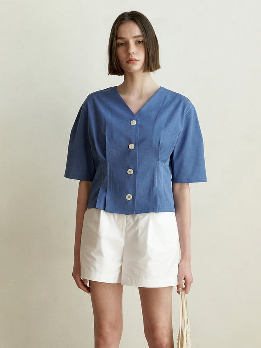 Breeze Blouse_Aqua