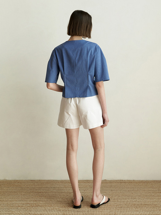 Breeze Blouse_Aqua